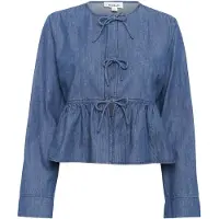 Soaked in luxury Bluse 'SLChamy' blue denim