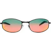 Bershka Solbriller turkis / laks / rød / sort