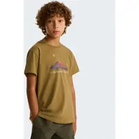 The North Face - Under 6 år - B Mountain Night Relaxed SS Tee Cedar til UnisexBomuld - Børnetoj Størrelse 152-160 - Brun