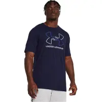 Under Armour Global Foundation kort?rmet t-shirt til m?nd (410) Midnight Navy/Royal/St?l X-Large