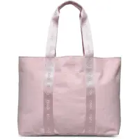 HUGO Tote bag i bomuldskanvas med logoremme