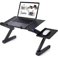 INF Smart justerbart laptopbord 17 tommer sort