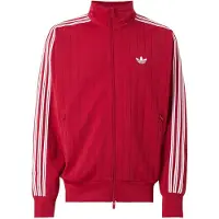 Adidas Overgangsjakke 'Firebird Drop Needle' rød / hvid