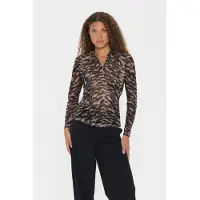 Saint tropez Bluse 'Migga' brun / sort