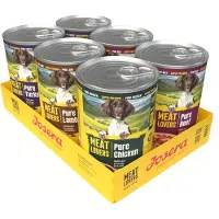 Josera Meatlovers Pure 6 x 800 g - Mixpakke (4 varianter, neues Design)