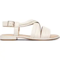Caprice Sandal, white, made of Leather with Block heel, Size 41