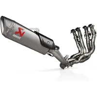 Akrapovic Evolution Line Honda Cbr 1000 Rr/r Abs 24-26 S-h10e6-aplt Ikke-homologeret Fuldt Linjesystem