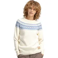 Dale of Norway Vågsøy, sweater, dame, hvid/lyseblå