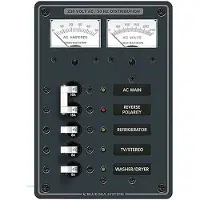 Blue Sea Systems 230vac Panel Med Amperemeter