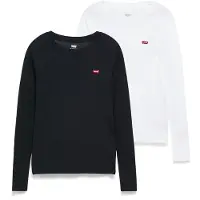 Levi's Shirts 'Essential Long Sleeve Tee (2-Pack)' rød / sort / hvid