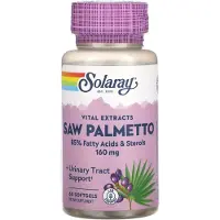Solaray Saw Palmetto-manden 60 Enheder