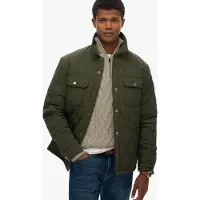 Superdry Superdrytil mænd. M5012212A Surplus Liner Jacket grøn (XL), Casual, Bæredygtig, Genanvendt nylon