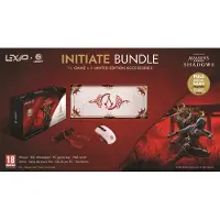 Lexip - Initiate Bundle - mus - 6 knapper - kablet - USB-A - sort, guld, rød, hvid - med Ubisoft mouse pad and Assassin's Creed Shadows