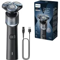 Philips Shaver 5000X series X5006/00 Elektrisk shaver til våd og tør barbering, Rotations shaver, Blå, Replace every 2 yrs with SH30, 2 År, Batteri, 50 min.