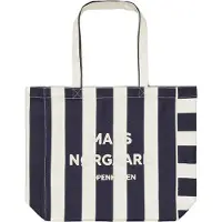 Mads nørgaard Shopper - Boutiqno Athene - Stripe Aop Sky Captain - - OneSize - Taske