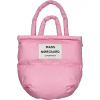 MADS NORGAARD COPENHAGEN Shopper pink / hvid