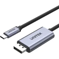 UNITEK V1409A cable gender changer USB-C DisplayPort Black, Grey