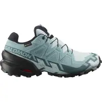 Salomon - Trail løbesko - Speedcross 6 GTX W Ballad Blue/Black til Unisex - Størrelse 38 - Grå
