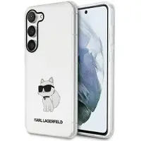 Karl Lagerfeld Samsung Galaxy S23 Plus etui Ikonik Choupette Gennemsigtig