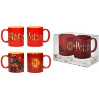 SD Toys Hogwarts Logos 4-pak Krus