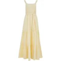 We fashion Sommerkjole lysegul