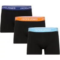 Jack & Jones Boksershorts 'JACTheodore' lyseblå / mørkeblå / orange / sort