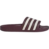 Adidas Pantoletter 'Adilette Aqua' vinrød / offwhite