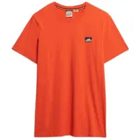Superdry Superdrytil mænd. M1012239A Great Outdoors T-shirt Emb Relaxed rød (S), Casual, Bomuld, Korte ærmer