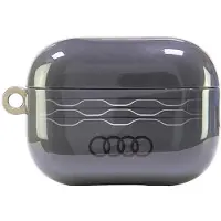 Audi IML AirPods Pro 2-etui med geometrisk mønster – grå
