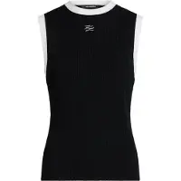 Karl Lagerfeld Sticktop sort / hvid