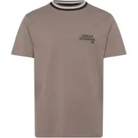 Armani Exchange A|X Armani Exchangetil mænd. XM001795AF10361U6107 Kontrastfarvet t-shirt taupe (XXL), Casual, Bomuld, Korte ærmer, Gråt