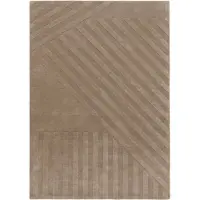 NJRD Levels Stripes uldtæppe Muldvarp, 200x300 cm