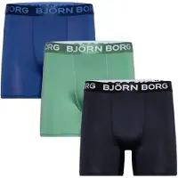 Björn Borg Boxers Microfiber 3-pak Multifarvet Blå Mørkeblå måle