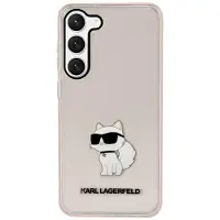 Karl Lagerfeld Samsung Galaxy S23 Plus cover Ikonik Choupette Pink