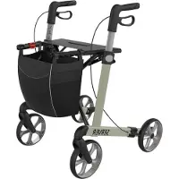 Rehasense Server rollator - Champagne - Udendørs rollator - Indendørs rollatorer - Udendørs rollator + Indendørs rollator