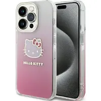 Hello Kitty IML Gradient Electrop Kitty Head-etui til iPhone 14 Pro - pink