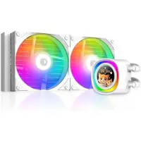 ID-Cooling FX240 LCD WHITE - CPU Vandkøling - Max 25 dBA