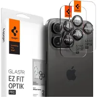 Spigen Beskyttelsesglas til Apple iPhone 14 Pro / 14 Pro Max / 15 Pro / 15 Pro Max / 16 Pro / 16 Pro Max Optik Pro L-Series Glas.tr EZ FIT kamerabeskytter 2 stk. sort