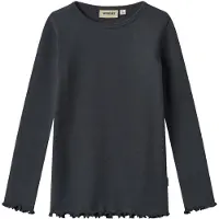 Wheat Bluse - Rib - Ida - Navy - - 10 år (140) - Bluse