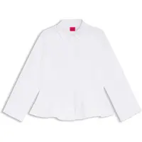 HUGO Bluse 'Embrella' hvid