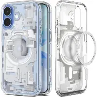 Spigen Ultra Hybrid MagSafe-etui til iPhone 17 Zero One - Hvid