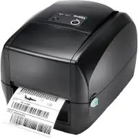 Godex RT700, Direkte termisk/termisk overførsel, 203 x 203 dpi, 127 mm/sek., Ledningsført, Sort