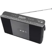 Soundmaster RCD1870SW, Bærbar, Analog & digital, DAB+, FM, 2 W, 3,5 mm, Sort, Grå