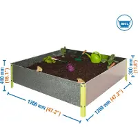 Simon Garden Urban 400l Blomsterpotte 410x1200x1200 Mm