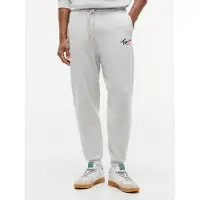 Tommy Hilfiger Bukser 'Signature Logo Cuffed' lysegrå