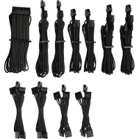 Corsair Premium individually sleeved pro kit (Type 4, Generation 4) - Strømkabelpakke - 61 cm - sort