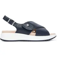 Caprice Sandal, blue, made of Leather without heel, Size 41