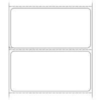 Zebra Technologies Z-PERFORM 1000D LABEL PAPER DT 76X38MM PERM ADH FANFOLDED
