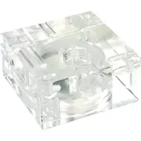 Alphacool 13136, Pumpetop, Plexiglas, Transparent, 1/4, 49 mm, 49 mm