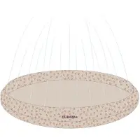 Filibabba Sprinkler Måtte - Alfie - Breezy Harmoni Sandy - - OneSize - Sprinkler